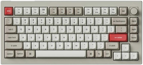 V1M-R1-US V1 Max QMK/VIA ワイヤレス カスタム・メカニカルキーボード - RGB - US配列（テンキーレス）- レトロカラー / Gateron Jupiter スイッチ（ホットスワップ）赤軸