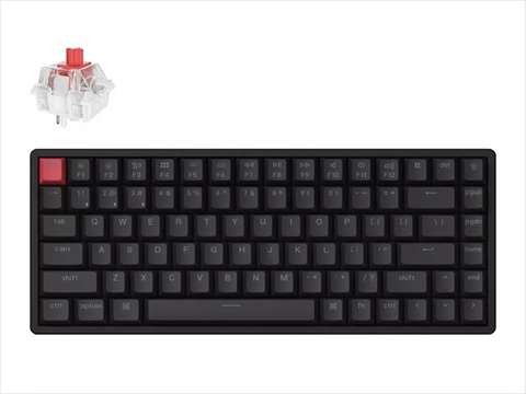 K2X-J1-US K2 Version 3 QMK ワイヤレスカスタム・メカニカルキーボード - RGB - US配列  / Keychron Superスイッチ（ホットスワップ）赤軸