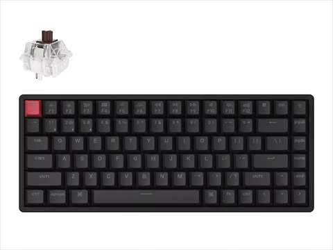 K2X-J3-US K2 Version 3 QMK ワイヤレスカスタム・メカニカルキーボード - RGB - US配列  / Keychron Superスイッチ（ホットスワップ）茶軸