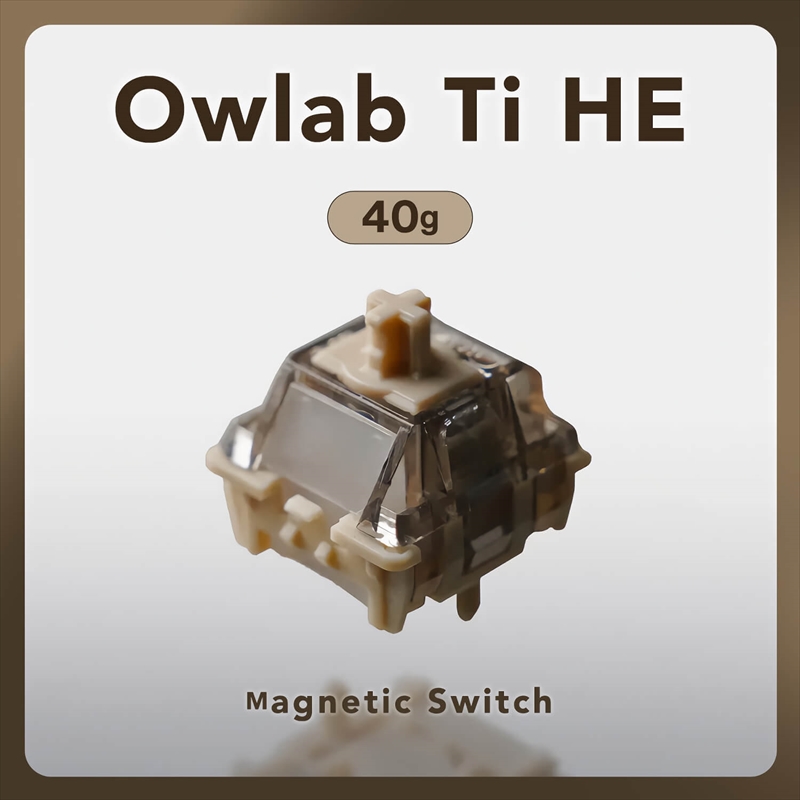 【5個】 Owlab Ti HE Magnitic Switches 40G