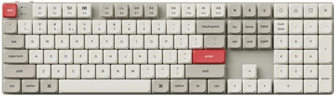 K5M-K4-US K5 Max QMK/VIA ワイヤレス カスタム・メカニカルキーボード - White LED - US配列（テンキー付 / フルサイズ）- レトロカラー / Gateronロープロファイル2.0メカニカルスイッチバナナ軸