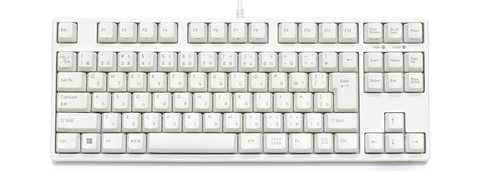 FKBN91MPS/JMW3 Majestouch 3 HAKUA Tenkeyless 静音赤軸・テンキーレス・日本語かなあり・ホワイト