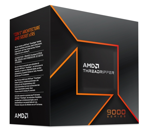 AMD Ryzen Threadripper 9980X BOX W/O cooler (64C128T、3.2GHz、350W)