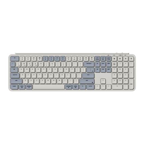 B6P-K11-US Keychron B6 Pro ウルトラスリム ワイヤレスキーボード - US配列（テンキー付 / 100%フルサイズ） / シザースイッチ（本体カラー：レトロブルー）