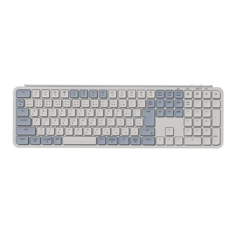 B6P-K11-JIS Keychron B6 Pro ウルトラスリム ワイヤレスキーボード - JIS配列（テンキー付 / 100%フルサイズ） / シザースイッチ（本体カラー：レトロブルー）