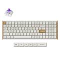 K4H-Q1-US K4 HE スペシャルエディション マグネットスイッチ搭載 QMKワイヤレス・カスタムメカニカルキーボード - RGB - US配列（テンキーレス）- ホワイト / Gateron ダブルレール・マグネティックスイッチ Nebula（ホットスワップ）
