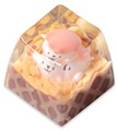 KEYMOJI Animal Ice Cream Artisan Keycap for Cherry MX Switches Mango