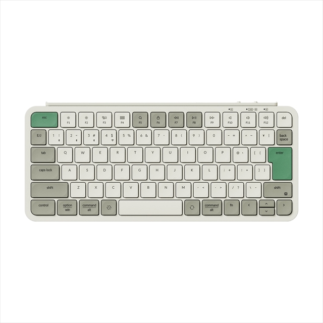B1P-K12Z-JIS Keychron B1 Pro ウルトラスリム ワイヤレスキーボード - JIS配列（テンキーレス） / シザースイッチ（本体カラー：レトログリーン/ かな印字なし）