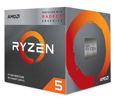 Ryzen 5 3400G With Wraith Stealth Cooler (4C8T/3.7GHz（4.2）/65W/Total Cache 6MB/Vega 11)