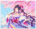 KIBU Gear 桜華 ガラスマウスパッド 490×420×3mm