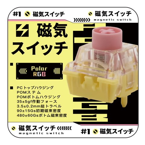 【35個】 Unionwell Polar RGB Switch