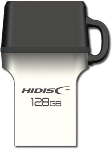 HDUF146C128G3C ドングルﾀｲﾌﾟUSB3.2 Gen1 Type-C &Type-A 両対応　☆6個まで￥250クリックポスト対応可能！