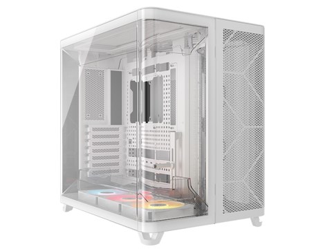 AIR 5400 RS-R ARGB Tempered Glass Mid-Tower, White (CC-9011319-WW)