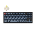 V3M-D4V-JIS V3 MAX QMK ワイヤレスカスタム・メカニカルキーボード - RGB - JIS配列（かな印字なし）  / Gateron Jupiter スイッチ（ホットスワップ）バナナ軸 / PBTダブルショットキーキャップ