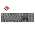 K5M-A1V-JIS K5 Max QMK/VIA ワイヤレス カスタム・メカニカルキーボード - White LED - JIS配列（かな印字なし）（テンキーレス） / Gateronロープロファイル2.0メカニカルスイッチ赤軸 / PBTダブルショットキーキャップ