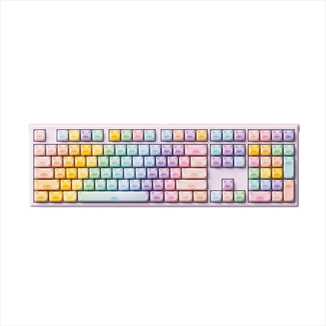 MonsGeek MG108B メカニカルキーボード Colorful Cats AKKO01-00028-CAT