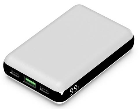 HD-PD30W10000FTWH PD30W急速充電 Type-Cx2, USB-Ax1 モバイルバッテリー 10000mAh