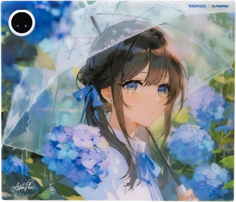 TALONGAMES ULTRAシリーズ P2 渚 加熱ガラスマウスパッド 490x420x6mm