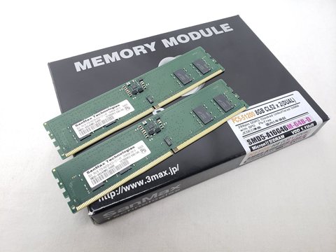 SMD5-A16G46M-64B-D　※DDR5 CUDIMM 各サイトで併売につき売切れのさいはご容赦願います。