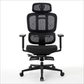 ROOM WORKS(ルームワークス) 多機能ファブリックメッシュワークチェア M6シリーズ ブラック RM6-BK