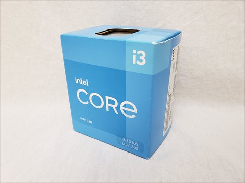 Core i3-10105 BOX (3.7GHz/Turbo Boost 4.4GHz/4コア 8スレッド/スマートキャッシュ6M/UHD Graphics 630/TDP65W) 各サイトで併売につき売切れのさいはご容赦願います。