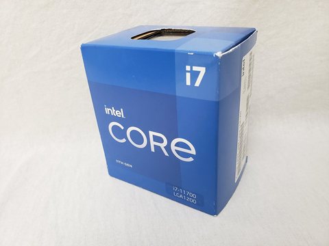 Core i7-11700 BOX (2.5GHz/Turbo Boost 4.8GHz/Turbo Boost Max 4.9GHz/8コア 16スレッド/スマートキャッシュ16M/TDP65W) 各サイトで併売につき売切れのさいはご容赦願います。