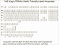 XVX PRISM Series White Jade 142keys キーキャップ
