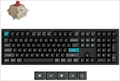 Q6U-M1-US Keychron Q6 Ultra 8K ワイヤレスカスタムメカニカルキーボード - RGB - US配列（テンキー付 / 100%フルサイズ）- ブラック / Keychron Silk POMスイッチ（ホットスワップ）赤軸