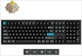 Q6U-M4-US Keychron Q6 Ultra 8K ワイヤレスカスタムメカニカルキーボード - RGB - US配列（テンキー付 / 100%フルサイズ）- ブラック / Keychron Silk POMスイッチ（ホットスワップ）バナナ軸