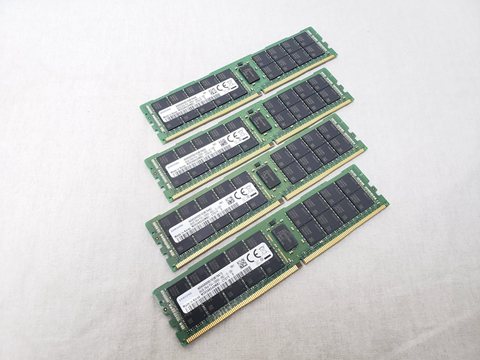 PC4-21300(DDR4 2666) 64GB x4 Registered ECC [M393A8G40BM2-CTD7Y] 各サイトで併売につき売切れのさいはご容赦願います。