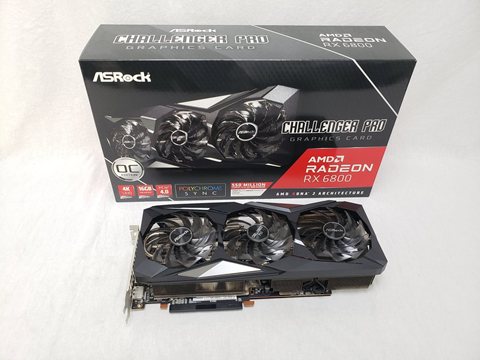 RX 6800 Challenger Pro 16G OC 各サイトで併売につき売切れのさいはご容赦願います。