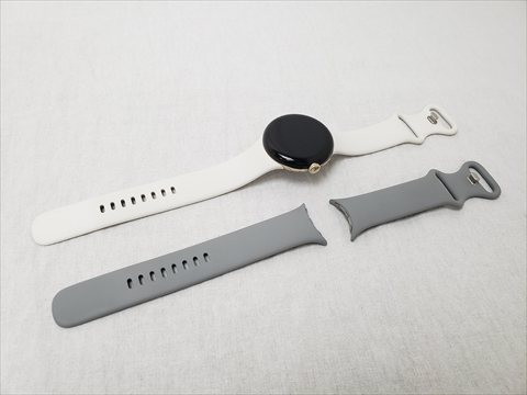 Pixel Watch Wi-Fiモデル Champagne Goldケース /Hazel アクティブバンド 各サイトで併売につき売切れのさいはご容赦願います。