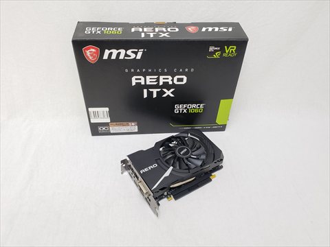 GeForce GTX 1060 AERO ITX 3G OC 各サイトで併売につき売切れのさいはご容赦願います。