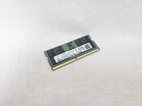 262Pin 4800(PC5-38400) 16GB DDR5 S.O.DIMM 各サイトで併売につき売切れのさいはご容赦願います。
