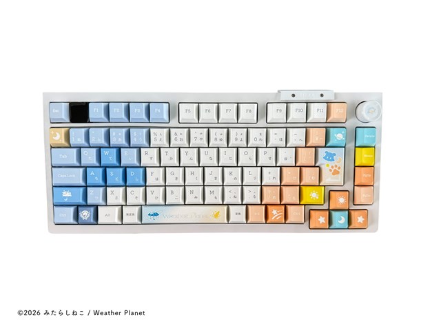 TOP75J Keyboard Weather Planet モデル 10月初旬発売予定