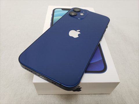 iPhone12 Mini 64GB ブルー /MGAP3J/A softbank 【SIMロック解除品】 各サイトで併売につき売切れのさいはご容赦願います。