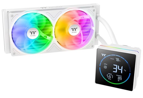 TH240-S V3 ARGB Sync Snow Edition/All-In-One Liquid Cooler System CL-W471-PL12SW-A 
