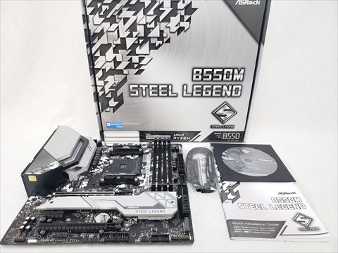 B550M Steel Legend 各サイトで併売につき売切れのさいはご容赦願います。