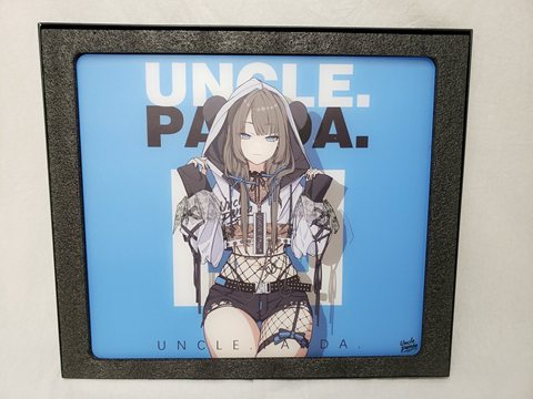 Uncle Panda ガラスマウスパッド ブルー(Uncle-P-Glass-b) 各サイトで併売につき売切れのさいはご容赦願います。