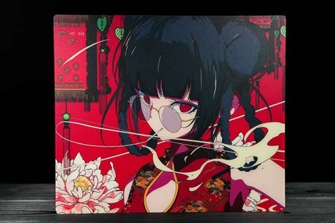 Wreath 緋香 Crimson Scent ガラスマウスパッド 7月下旬～8月上旬入荷予定