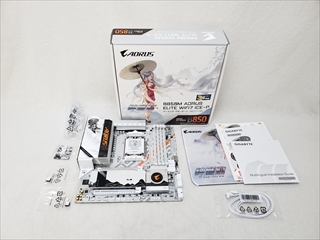 B850M AORUS ELITE WIFI7 ICE-P (B850M A ELT WF7 ICE-P) 各サイトで併売につき売切れのさいはご容赦願います。
