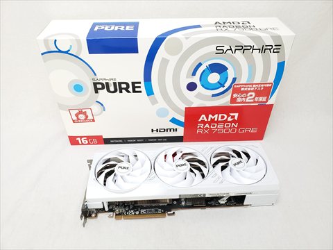 PURERX7900GREOC16G/11325-03-20G SAPPHIRE PURE RADEON RX 7900 GRE GAMING OC 16GB GDDR6 各サイトで併売につき売切れのさいはご容赦願います。