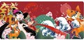 Koi(鯉) Peony マウスパッド [XL]900mm*400mm*3mm vm-mp-koi-xl-peony Varmilo（アミロ） マウスパッド