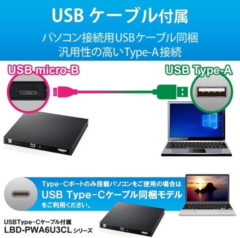 LBD-PWA6U3LBK 書き込みソフト付属