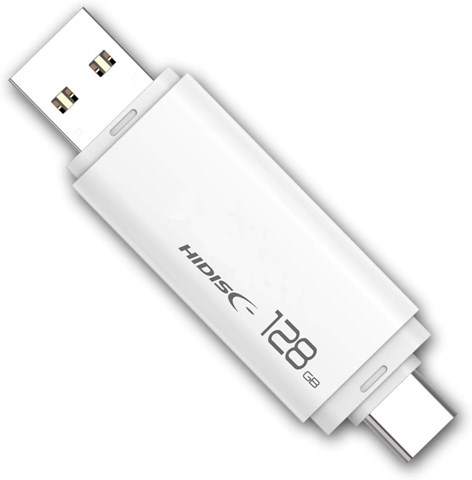HDUF134C128G3C USB3.2 Gen2 Type-C メモリ Type-Aコネクタ搭載　☆6個まで￥250クリックポスト対応可能！