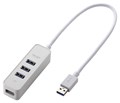 U3H-T405BWH マグネット付き4 ポートUSB3．0 ハブ