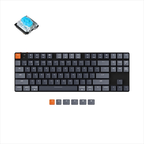 K1SE-H2-US Keychron K1SE ワイヤレス・メカニカルキーボード RGB - US配列（テンキーレス）-Gateron（ホットスワップ） 青軸