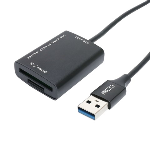 USR-ASD2/BK SD・microSD カードリーダー ライタ Type-A ケーブル70㎝