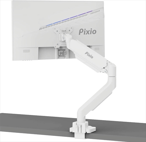 PS2S White シングルモニターアーム