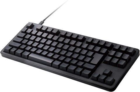 TK-MC30UKPBK 静音赤軸メカニカルテンキーレスキーボード「Leggero」